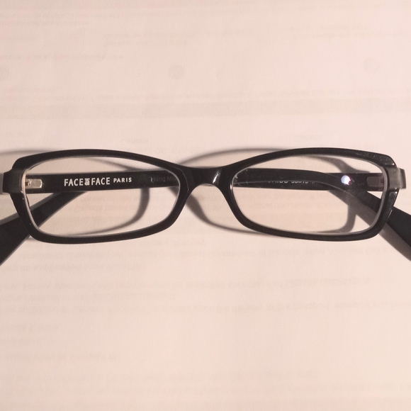 Vintage Luxury Handmade Face a Face Paris Criss Black Women's Eyeglasses Frame - Picture 5 of 11